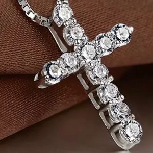 Crystal Cross & Chain